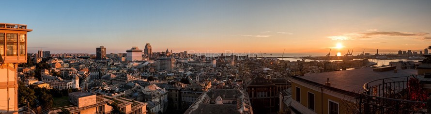 castelletto genova ascensore | immagini tramonto | spianata castelletto | immagini di genova | 